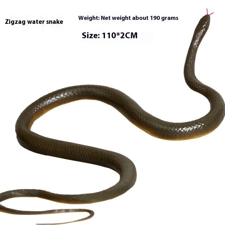 Whole Rubber Snake Chasing Props Golf Prank Toy