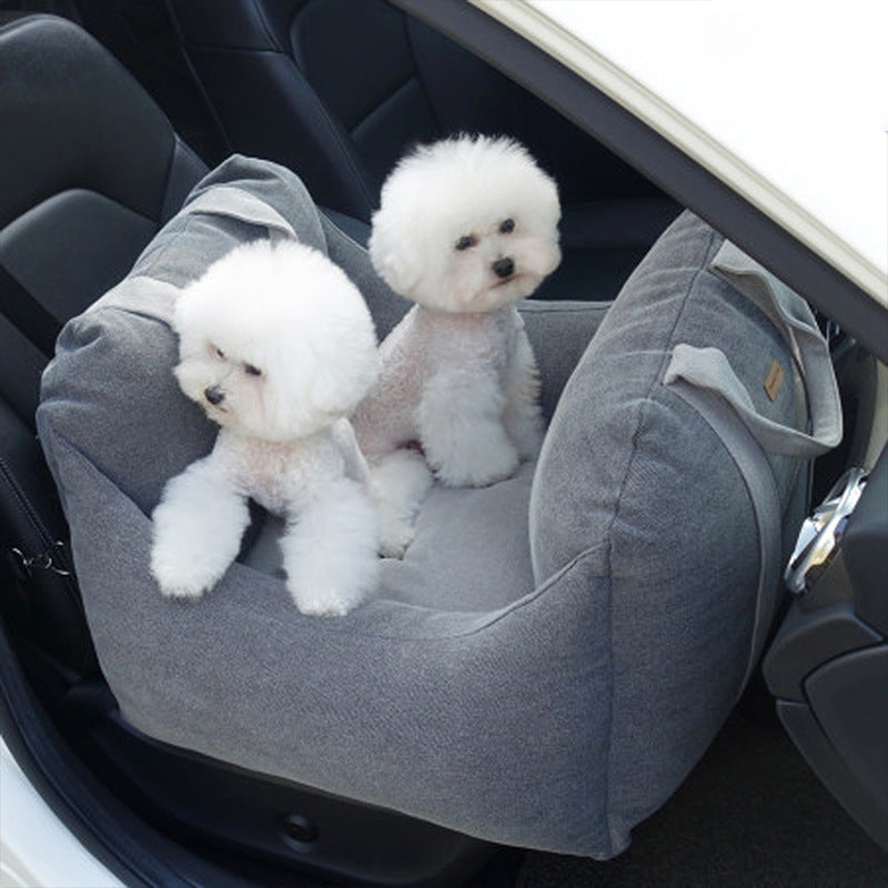 Asiento de transporte para perros y mascotas, cesta impermeable, asiento de seguridad portátil para coche, bolsas colgantes de malla para viajes, camas y sofás transpirables