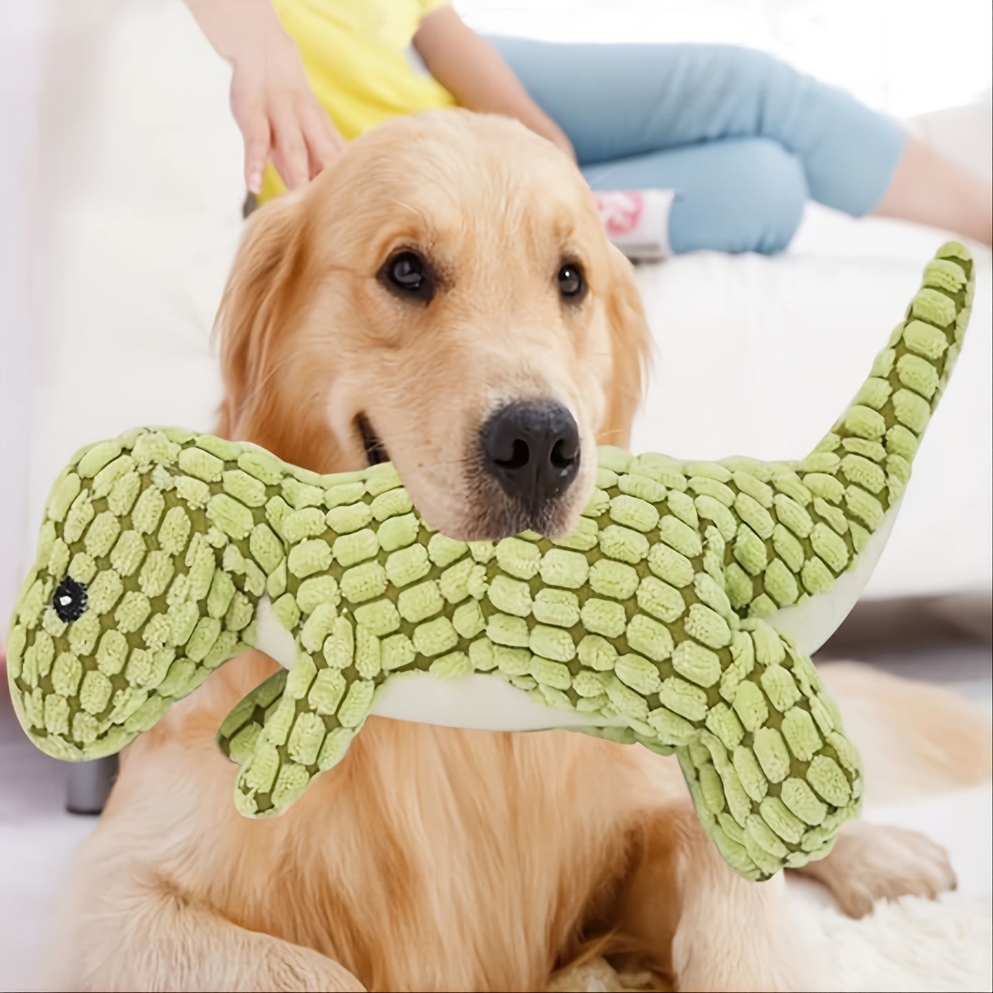 Toys With Sound For Dogs Resistant To Bites Grinding Teeth To Be Alone Relieves Boredom Training For Small Puppies Golden Retriever Supplies For Large Dogs