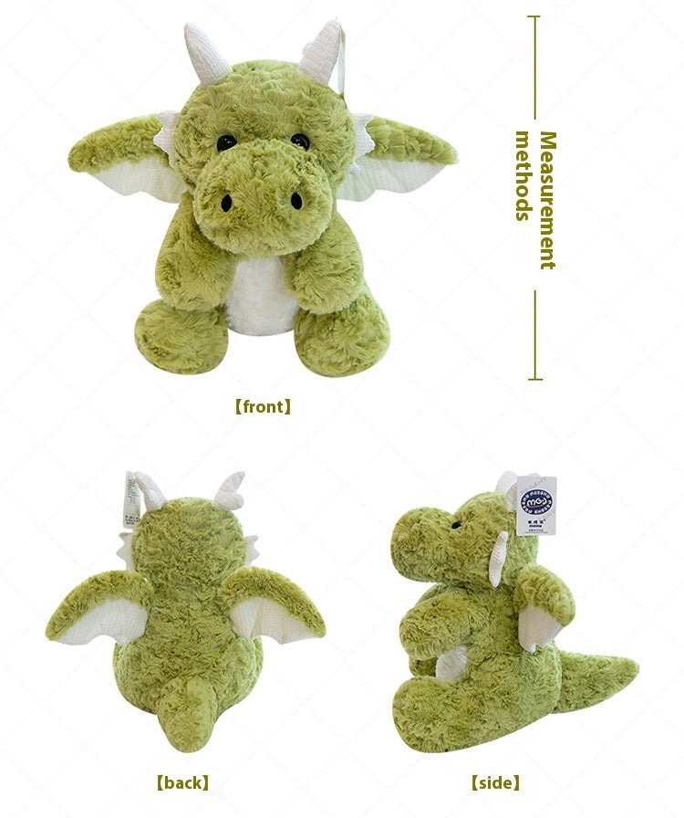 Juguete de peluche transfronterizo, pequeño muñeco de dinosaurio lindo, almohada de compañero para dormir para niños