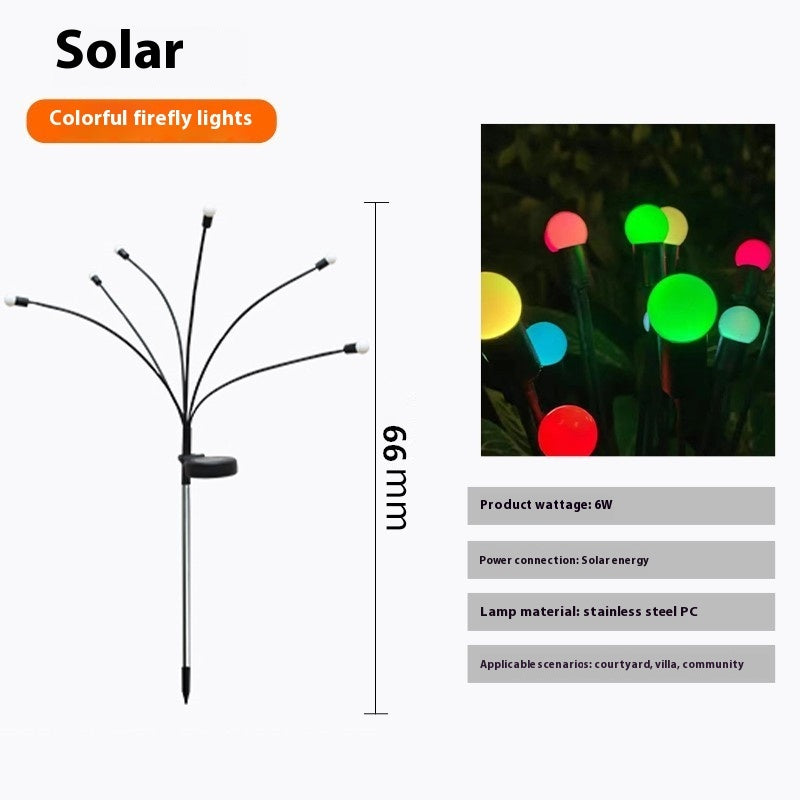 Lampe de jardin extérieure étanche solaire Firefly Villa