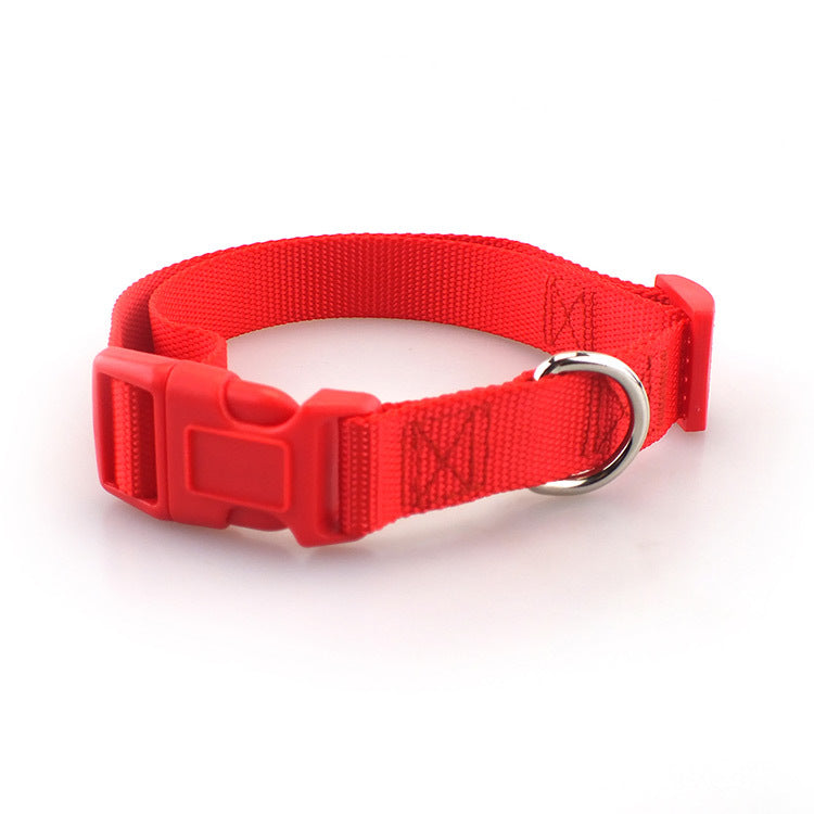 Adjustable Plain Polyester Pet Ring Nylon