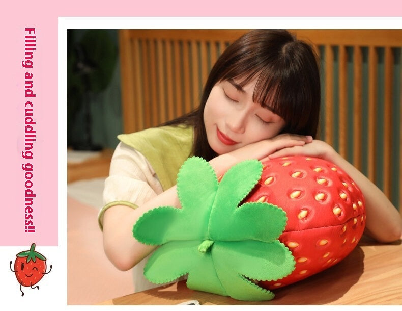 Strawberry Fruit Pillow Living Room Sofa Doll