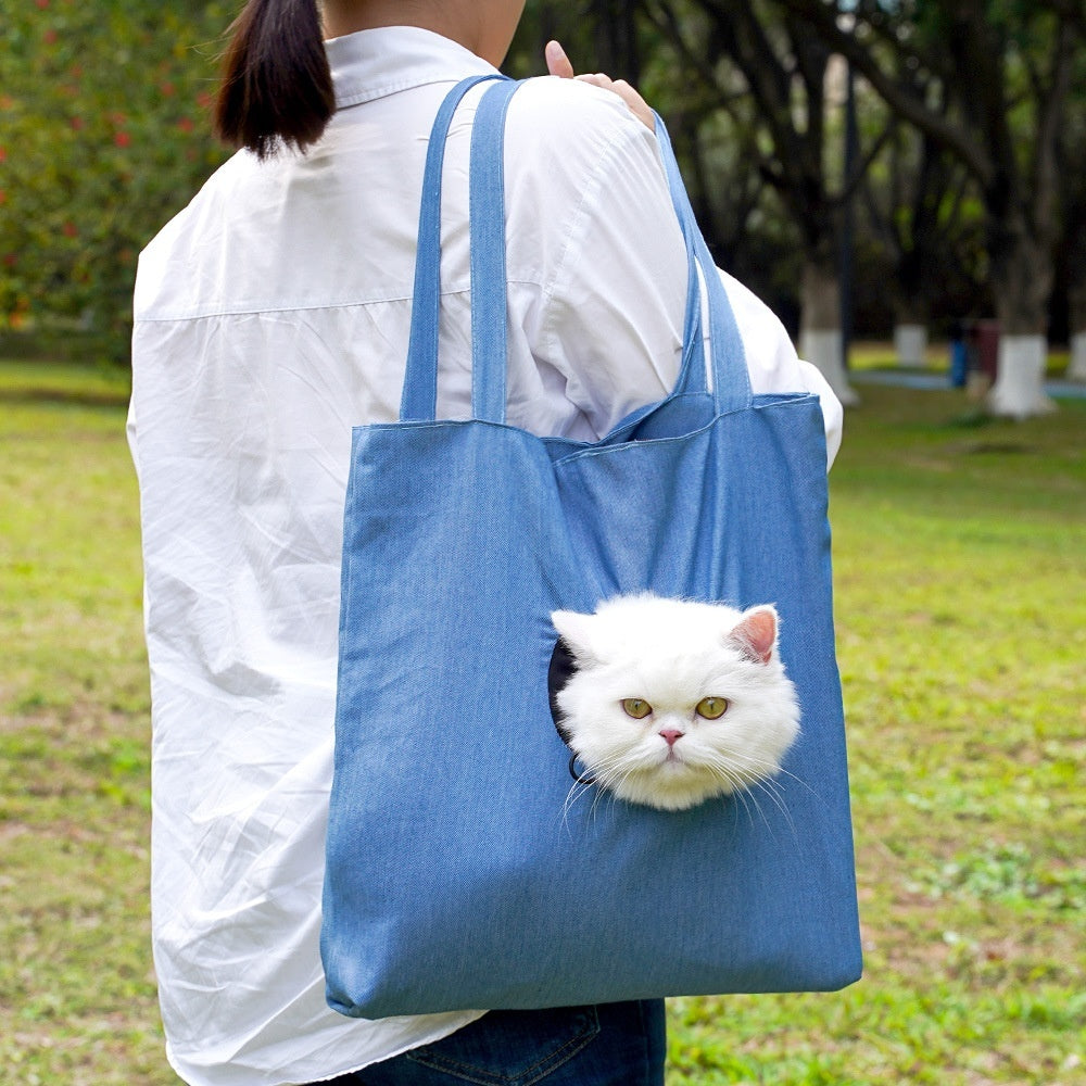 Cat Diaper Portable Pet Bag Canvas Shoulder