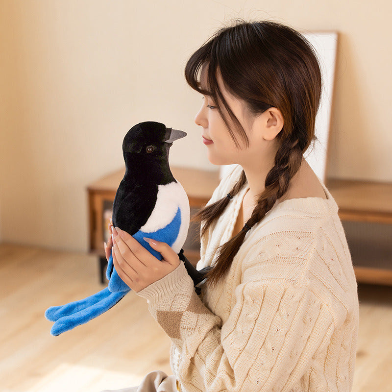 Jouet en peluche de pigeon d'oiseau de dessin animé