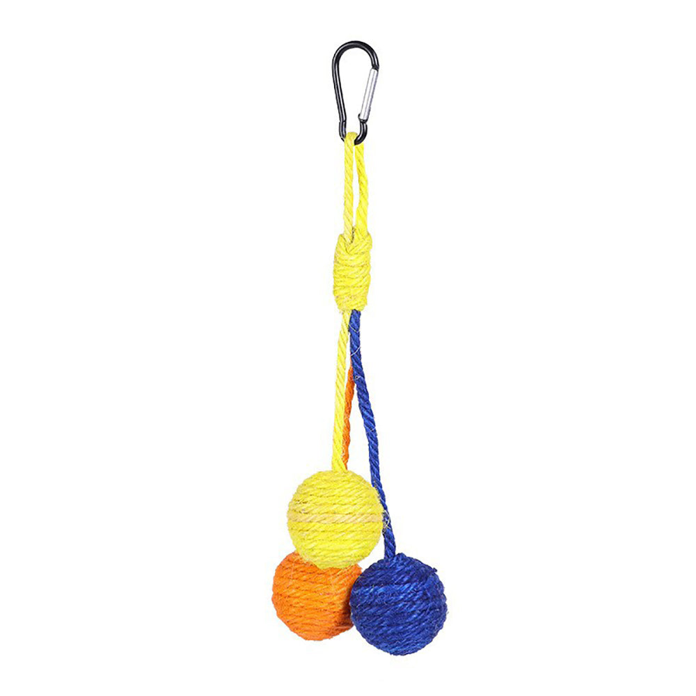 Bola rascadora para gatos, rascador masticable para gatitos, pelota interactiva masticable con cuerda de sisal para gatos, pelota rodante para gatos, juguete para rascar, para gatitos de interior, cachorro, gato, mascota