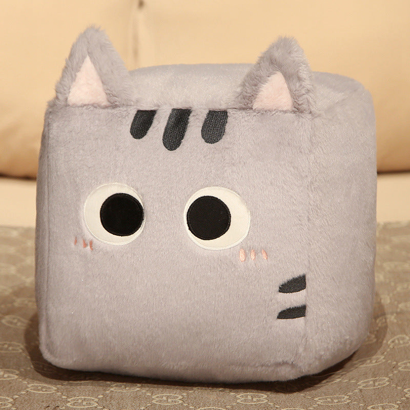 Square Cat Doll Sleeping Pillow Plush Toy