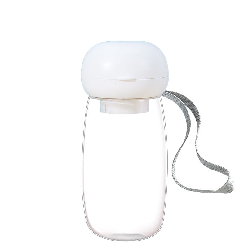 Bouteille d'eau portable pour animaux de compagnie, bol d'alimentation pour voyage en plein air avec cordon pour petits et moyens chats et chiens, fournitures pour animaux de compagnie, résistance aux hautes températures