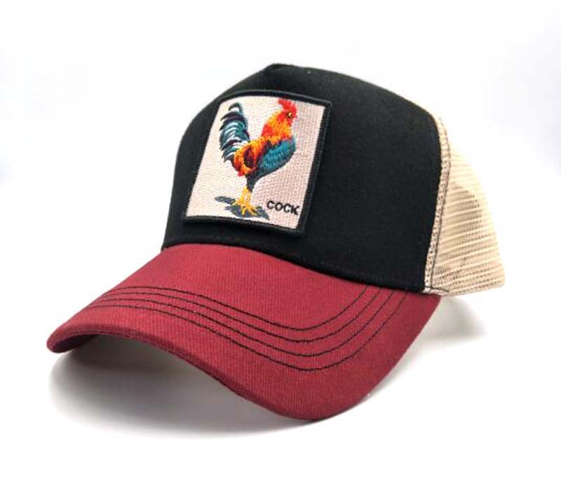 Gorra de béisbol con estampado animal