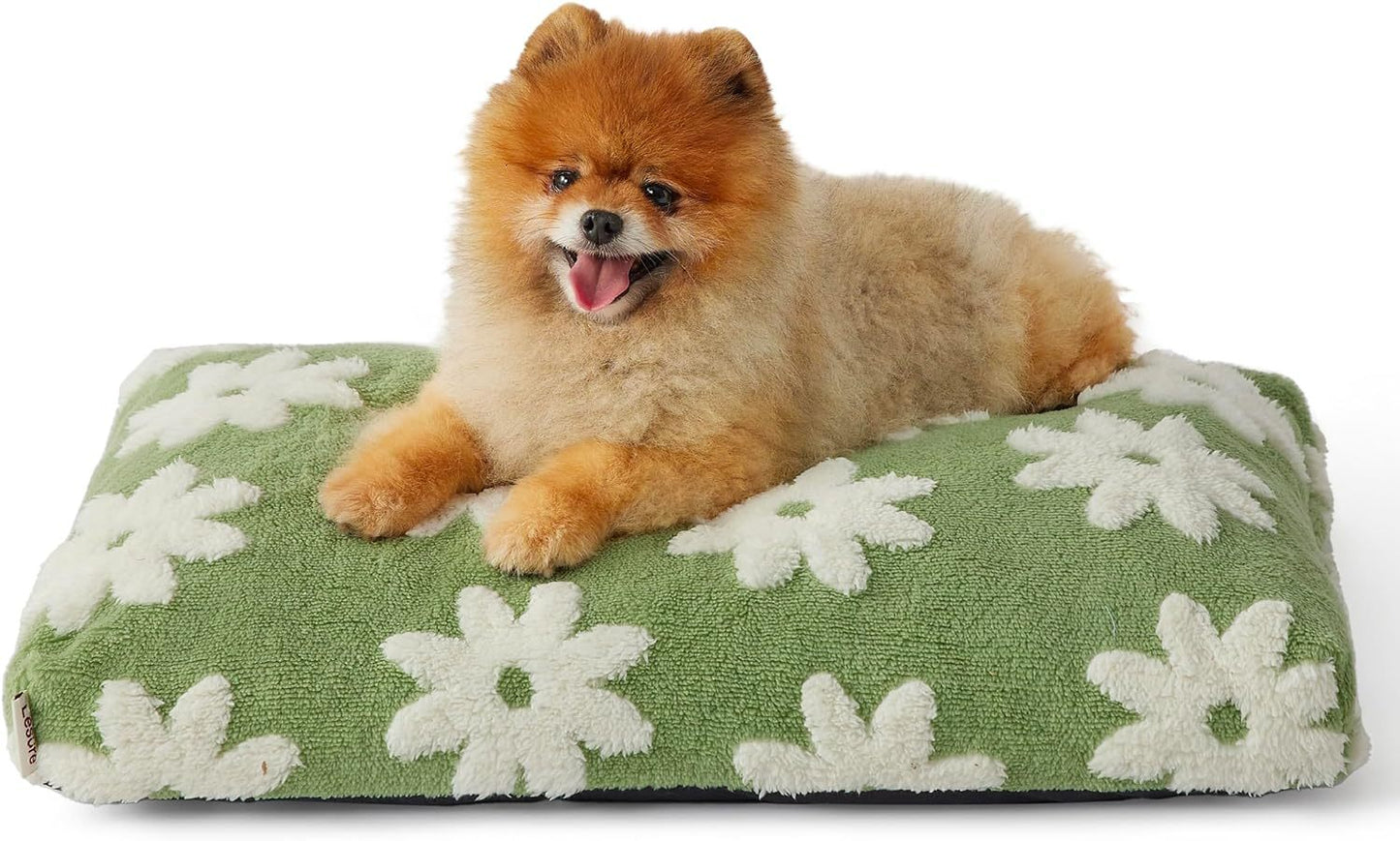 Camas para Perros Cama para Mascotas De Espuma Picada Triturada Gruesa para Perros De Gran Tamaño Cama para Perros Interior con Funda Extraíble Fondo Antideslizante De Felpa Difusa Moderna Y Linda