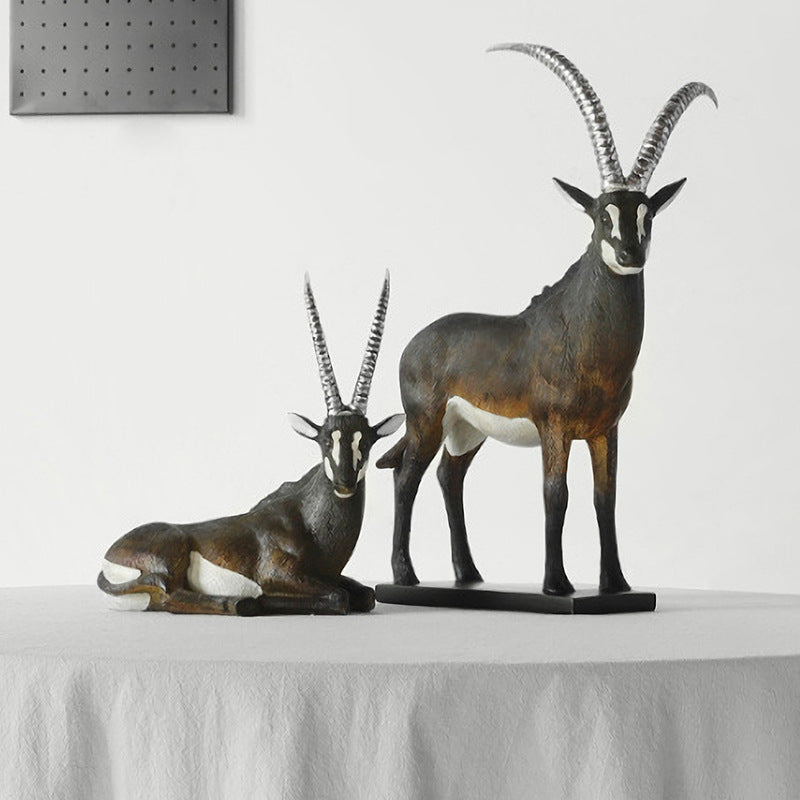 Antelope Animal Decoration Home Living Room Office Study Creative Desktop