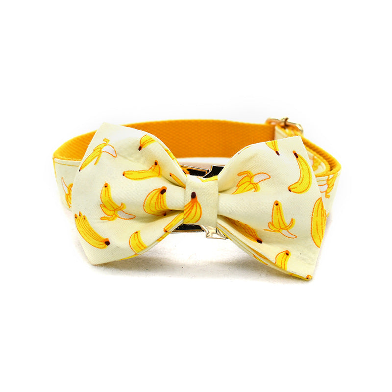 Corde de traction pour chien banane jaune