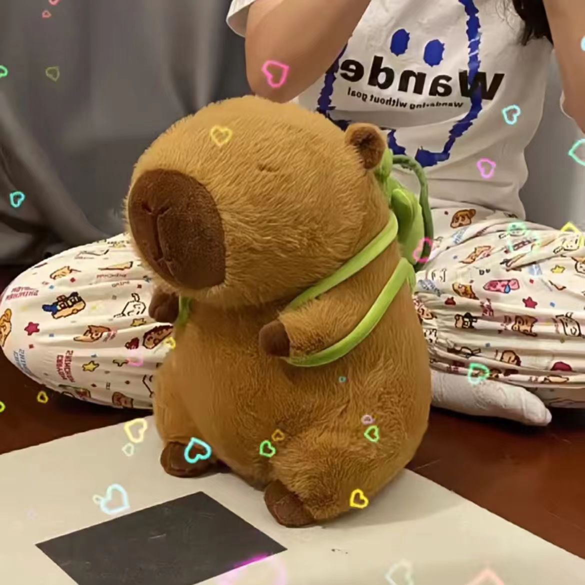 Fashion Simple Capybara Plush Toy Pillow