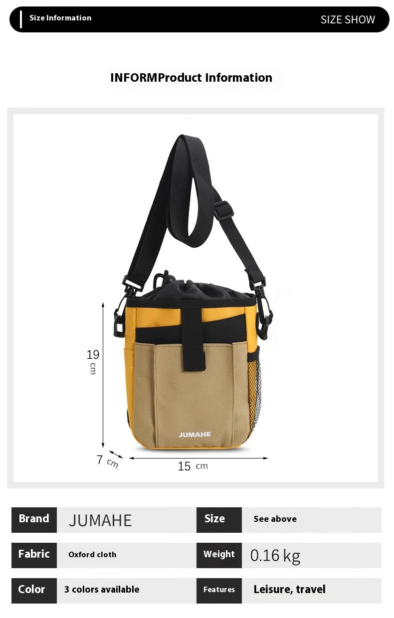 Sac de collation pratique de grande capacité pour dressage de chiens, entraînement d'animaux de compagnie, sortie en plein air