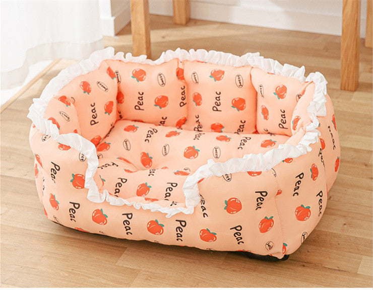 Cama para perros pequeños Kennel Four Seasons, nido para perros y gatos, universal, extraíble y lavable, suministros para mascotas