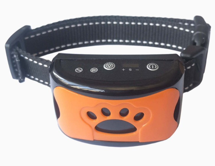 Collar de entrenamiento para perros, eléctrico, resistente al agua, Control remoto, recargable, entrenador para perros, supresor de ladridos con sonido de vibración de choque