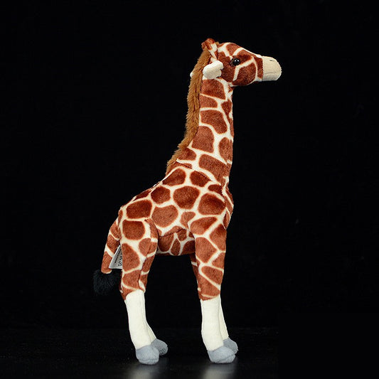 Jouet en peluche animal de simulation de girafe 34CM