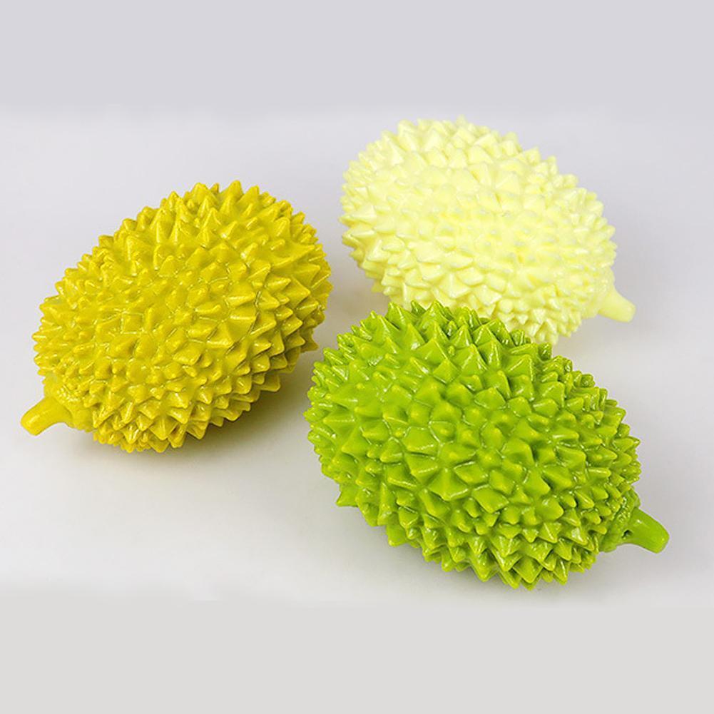 Dog Toys Durian Chew Glue Ball Pet Chewing Toys Dog Tooth Grinding Stick Very Resistant To Biting Teeth Cleaning Balls Puppy Dog Pet Safety Chew Toys Bite-Resistant Puppy Shape Durable Durian