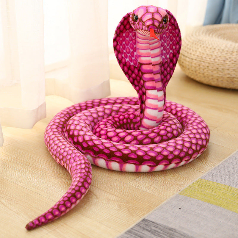 Cartoon Big Snake Plush Toy Large Snake Doll