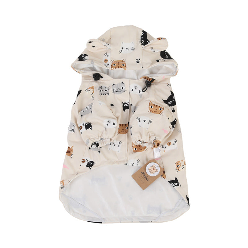 Waterproof Bear Clothes Dog Spring And Autumn Thin