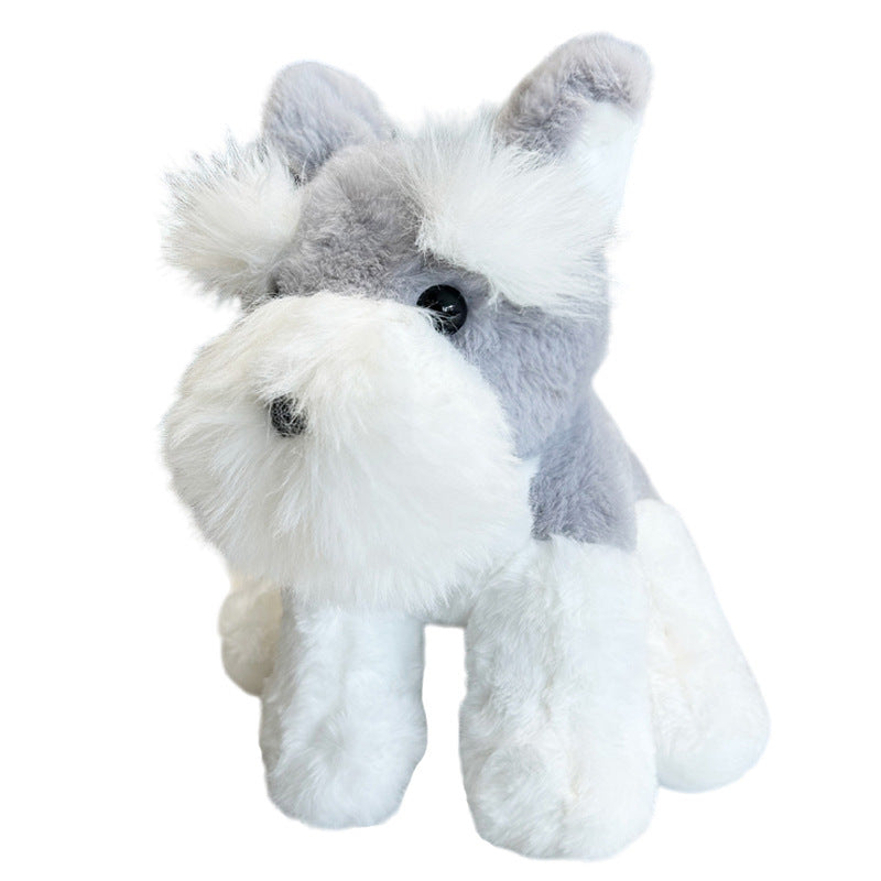 Cute Schnauzer Plush Toy Dog Doll