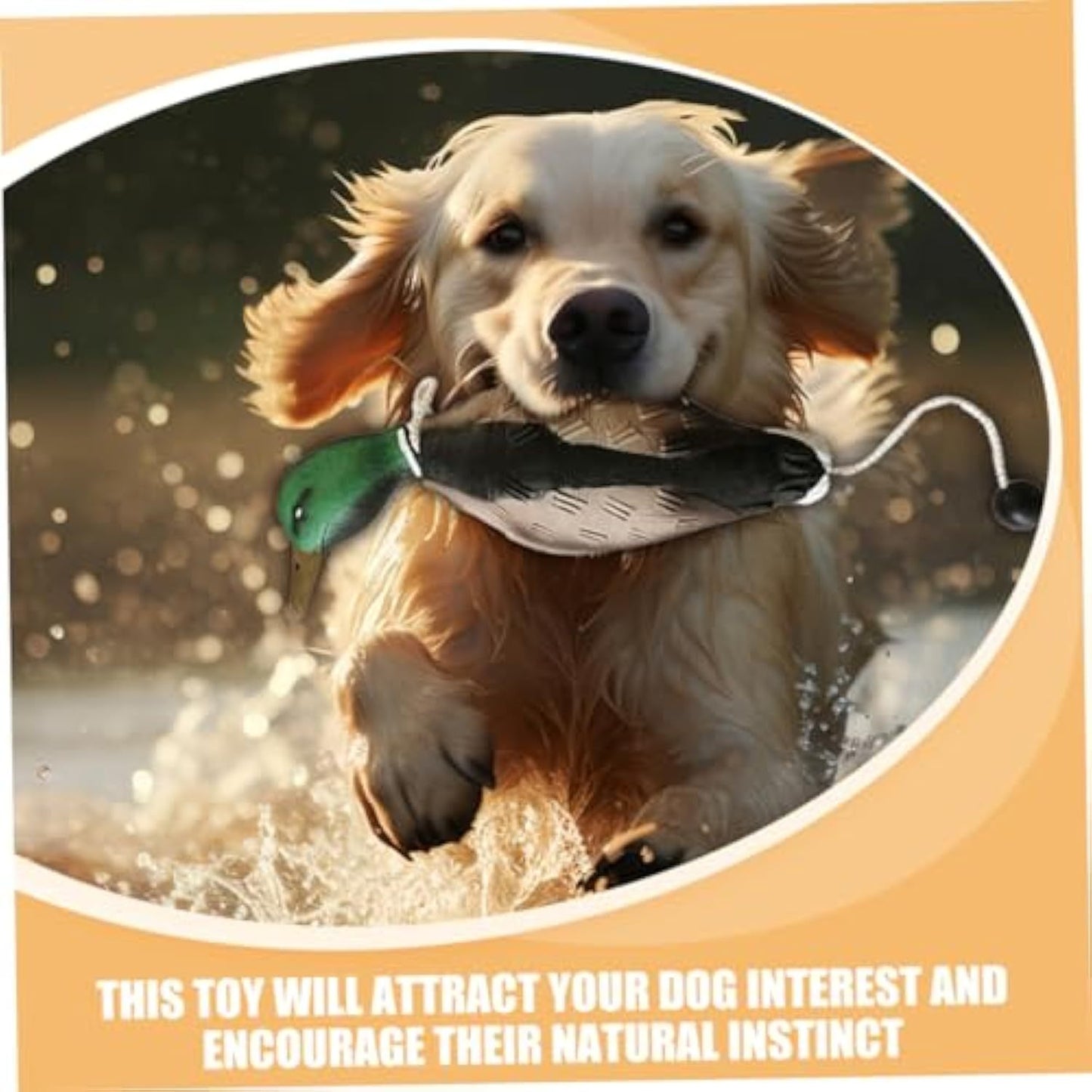 Stuffed Duck Dog Toy For Aggressive Chewers No Stuffing Teeth Grinding Quacking Sound For Dog Training And Throwing Durable Pet Toy For Fun And Engagement