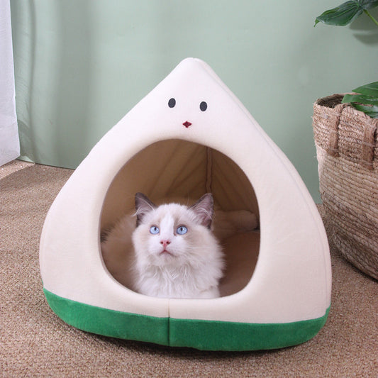 Casa para gatos desmontable y lavable