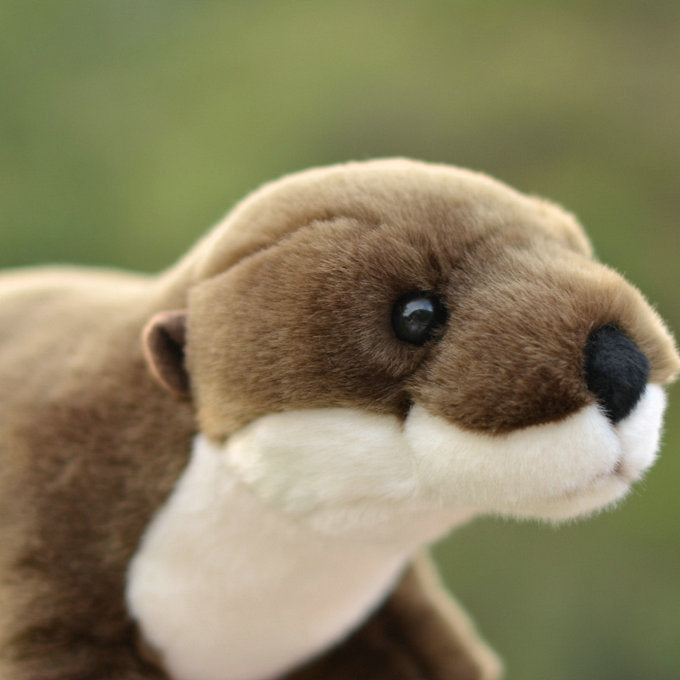 Simulation de loutre en peluche, poupée animale, Expert en pêche