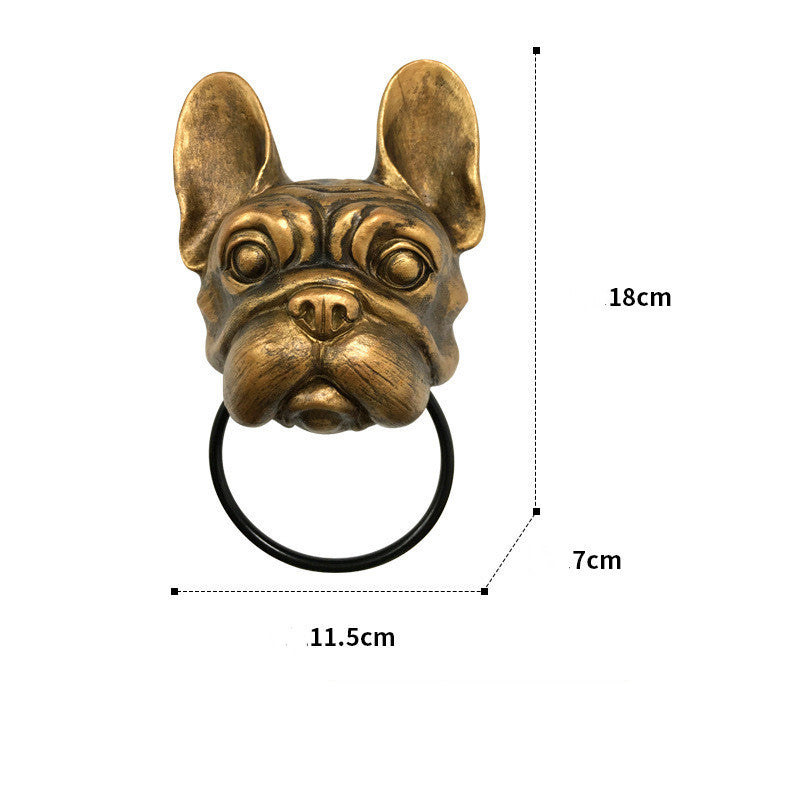 Animal Head Door Ring Home Indoor Decorative Crafts