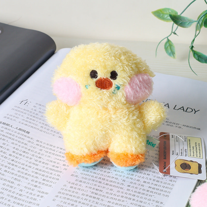 Bread Little Bear Plush Toys Cute Yellow Chicken Frog-shaped Wallet Package Pendant Rabbit Doll Keychain Ornaments