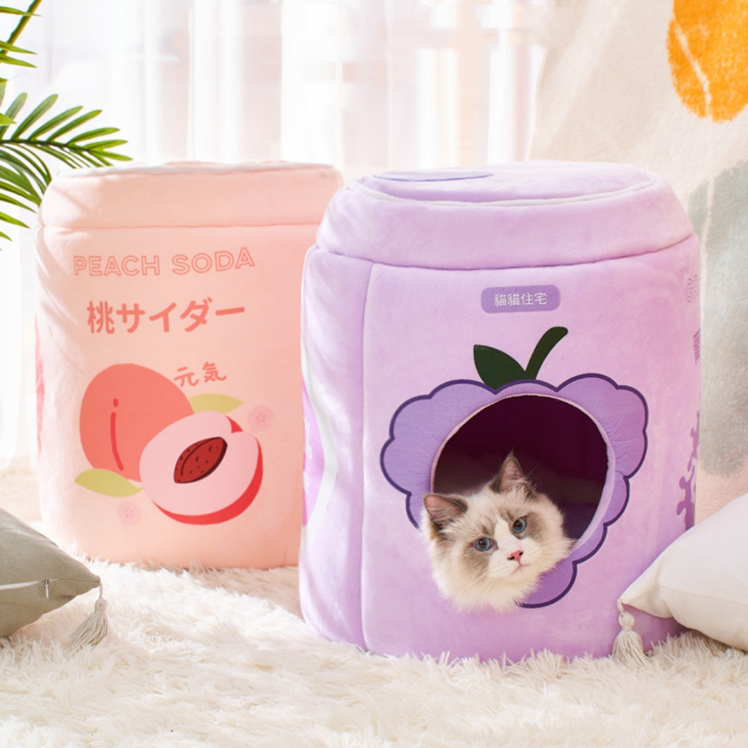 Winter Warm Closed Cat Pet Removable And Washable Thickened Four Seasons General Supplies