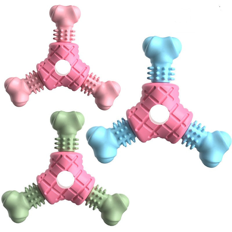Juguete para perros para morder y moler Triangle Meat TPR