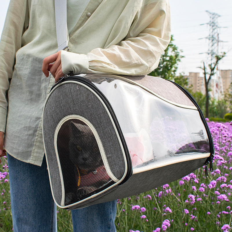 Bolsa para mascotas Gato Salir Bolsa de transporte Transpirable