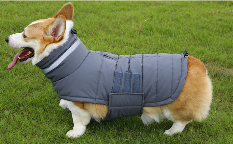 Nuevo abrigo de invierno para perros, ropa impermeable para mascotas para perros medianos y grandes, chaleco grueso y cálido para perros, chaqueta de Labrador personalizada