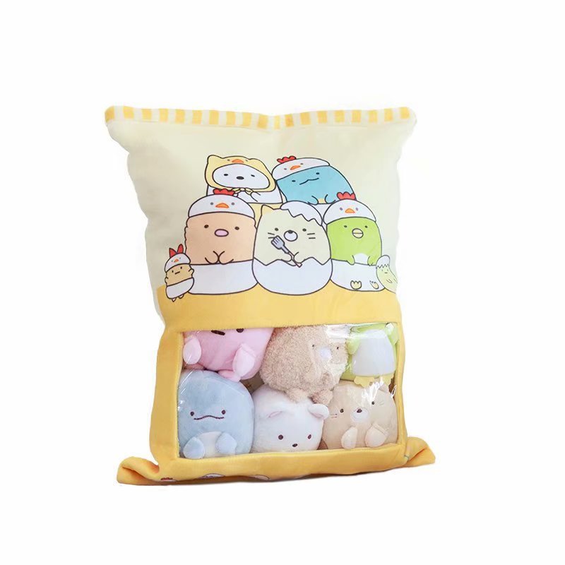 A Large Bag of Small Animal Pudding Doll Soft Plush Toys