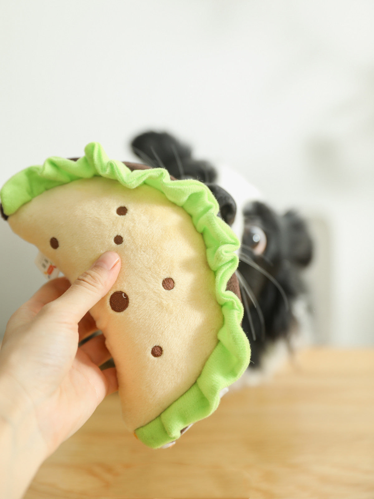 Llamaré a la comida cocinada para aliviar el aburrimiento Artefacto Mascotas Juguetes de peluche resistentes a las mordeduras