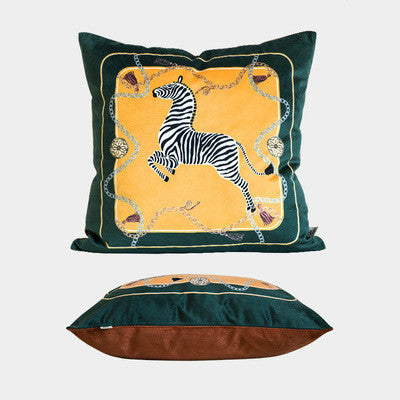 Animal pattern cushion pillowcase