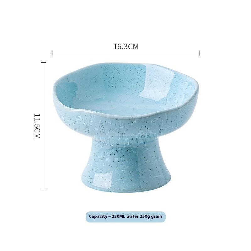 Anti-tumble Large Diameter Ceramic Pet Bowl