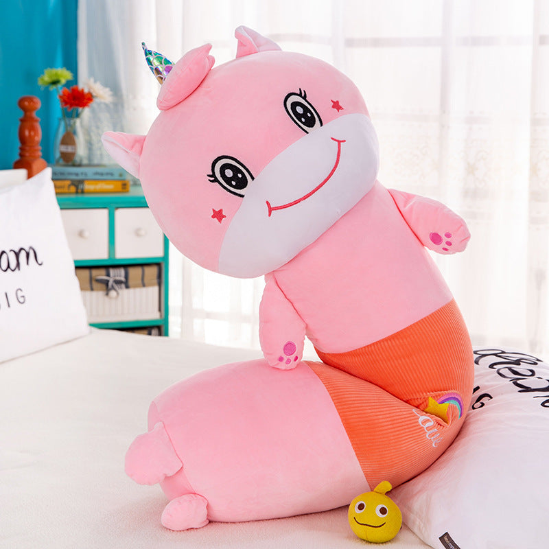 Animal cylindrical pillow doll