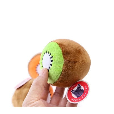 Juguete de peluche para perro, fruta, pan