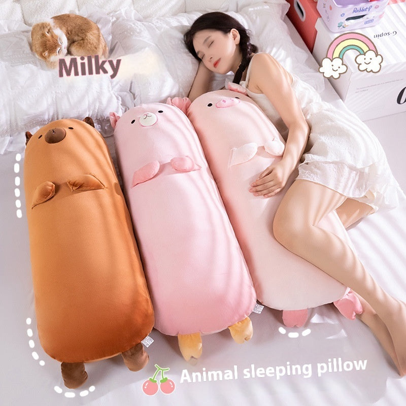 Cartoon Animal Girls' Bed Sleeping Leg-supporting Pillow