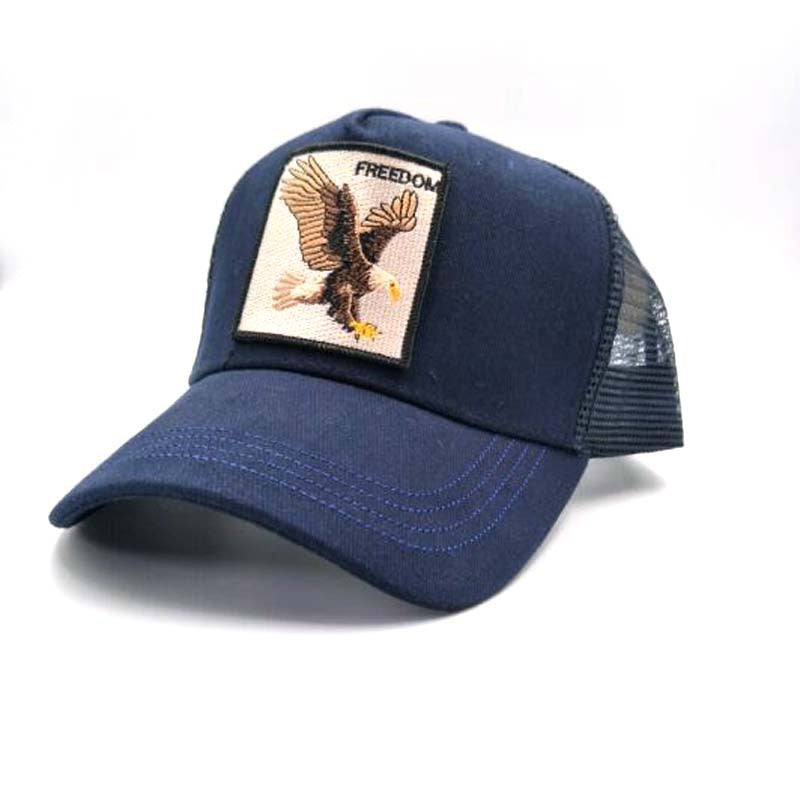 Gorra de béisbol con estampado animal