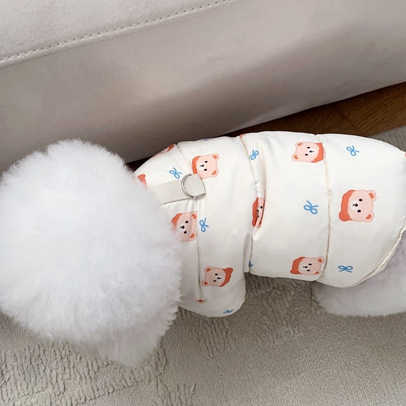 Small Puppies Cat Autumn And Winter Clothes Thickened Clothes