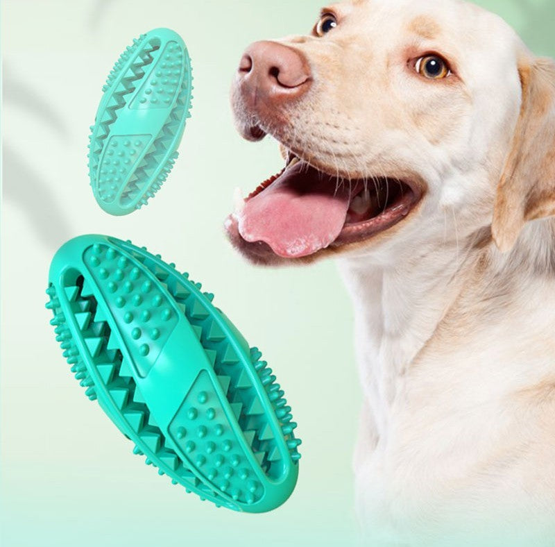 High Quality Manufacturer Hot Sale Round Rubber Leakage Food Pet Toy Ball Customized Puzzle Teeth Clean Dog Toys Eco Friendly