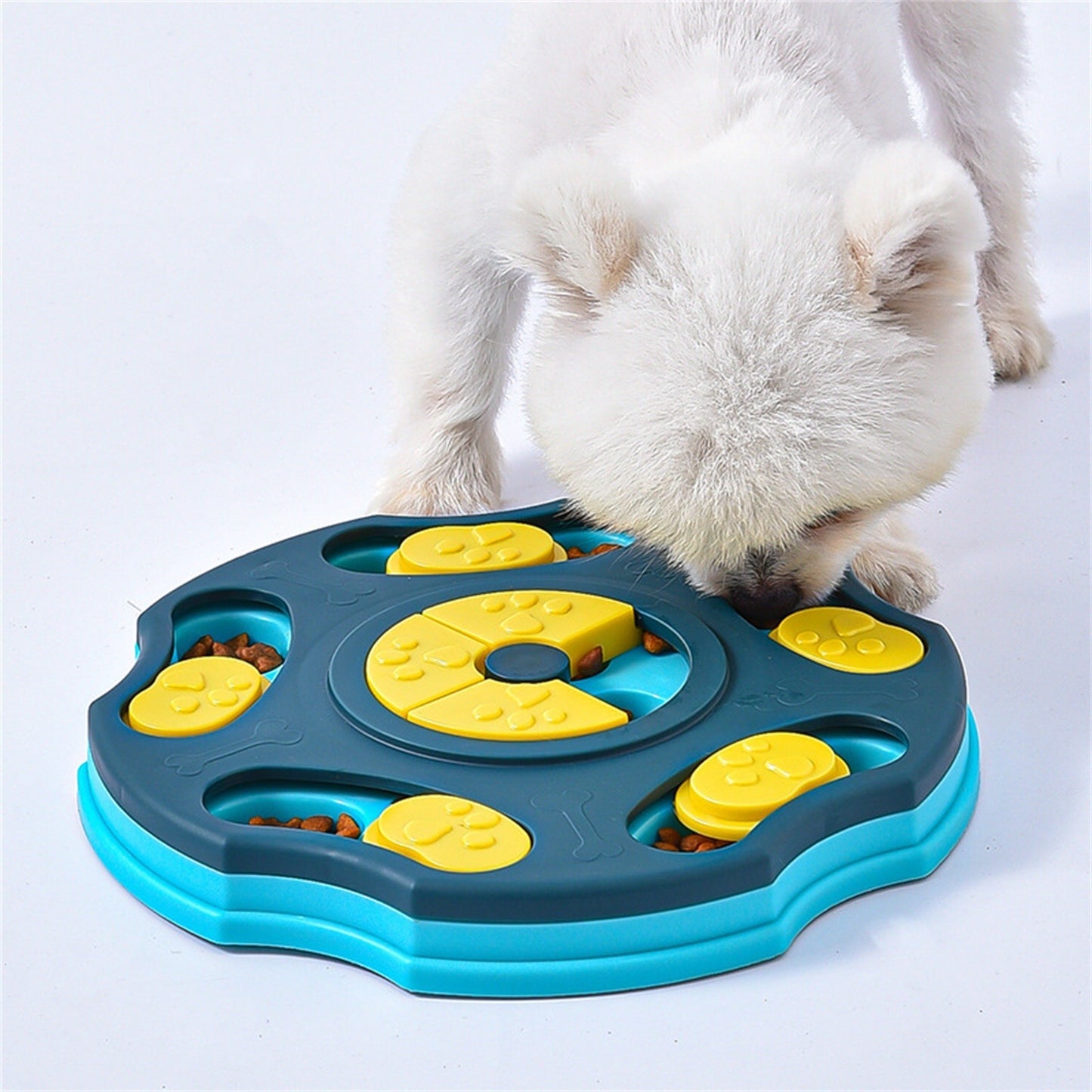 Cuenco de juguete para perros con forma de cuenco para buscar comida, caja de comida multifuncional, juegos interactivos para masticadores agresivos, regalo