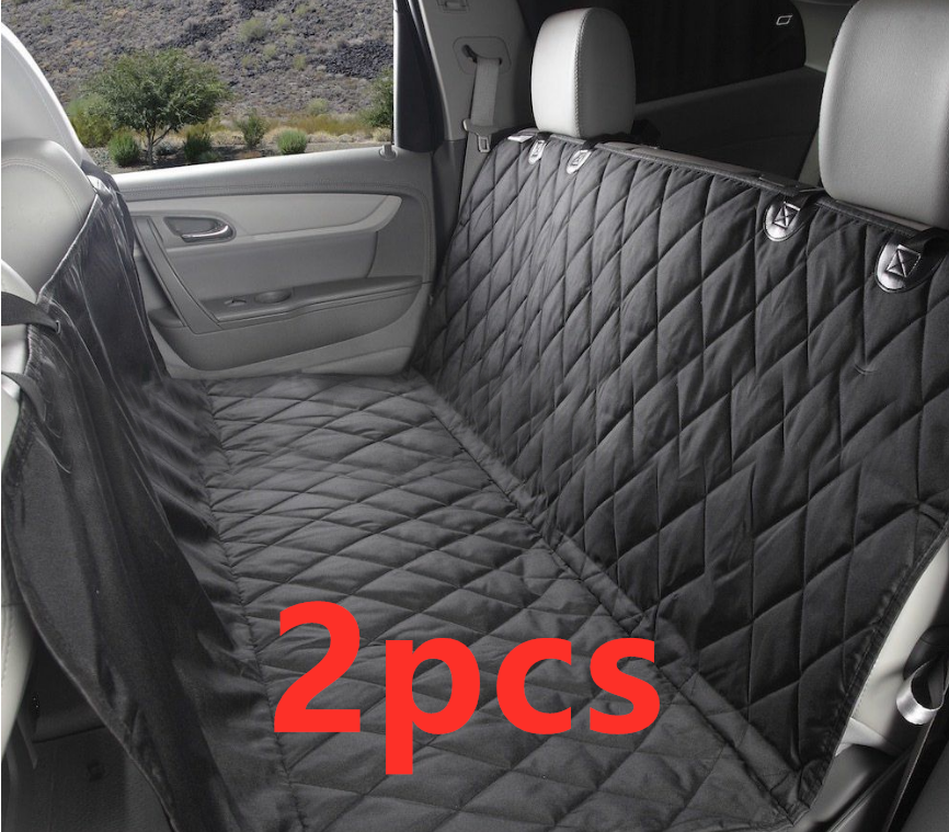 Housse de siège de voiture imperméable pour chien, tapis de voyage en maille pour chien, protection de coussin de hamac de voiture avec fermeture éclair et poche