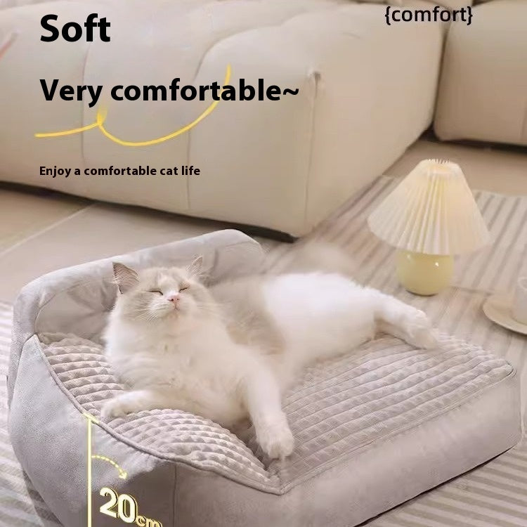 Cat Nest Four Seasons Universal Removable And Washable Pet Bed