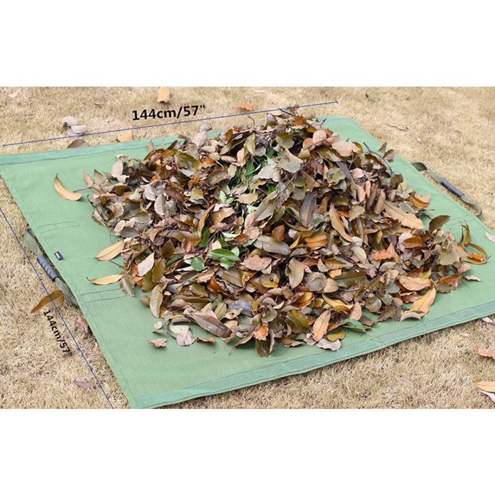 Bâche de stockage de feuilles de jardin, conteneur de déchets de pelouse extérieure, conteneur Recyclable, fourre-tout de jardin robuste, sacs à ordures