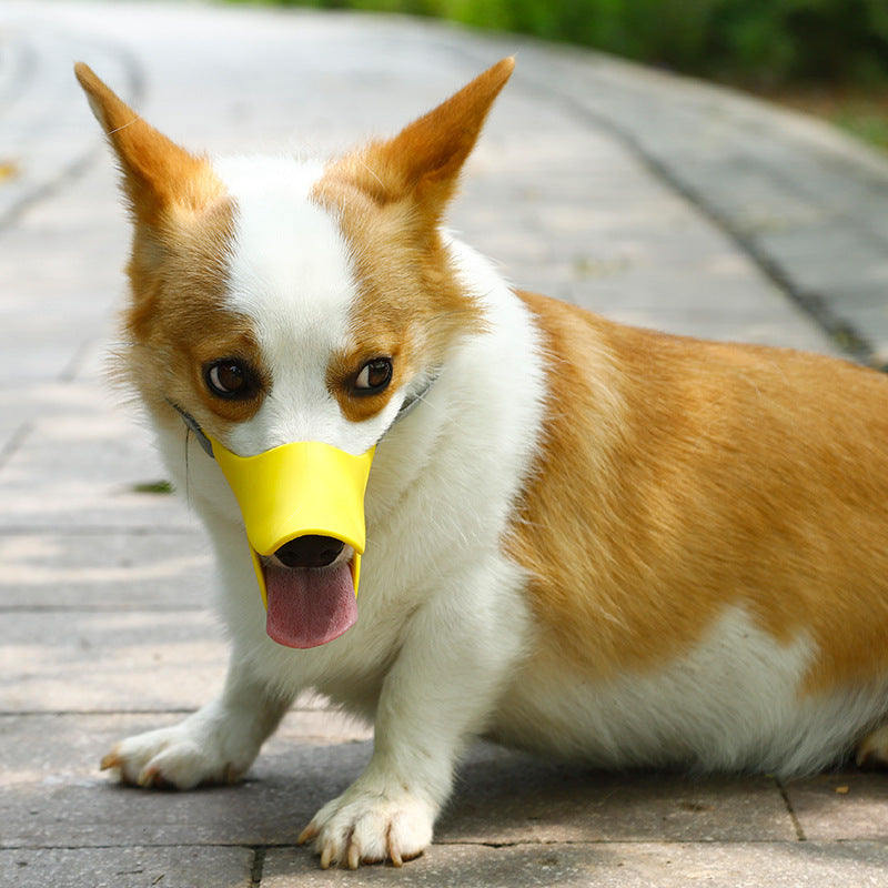 Dog Muzzle Silicone Mask Duck Muzzle Mask For Pet Dogs Anti Bite Stop Barking Small Large Dog Mouth Muzzles Pet Dog Accessories