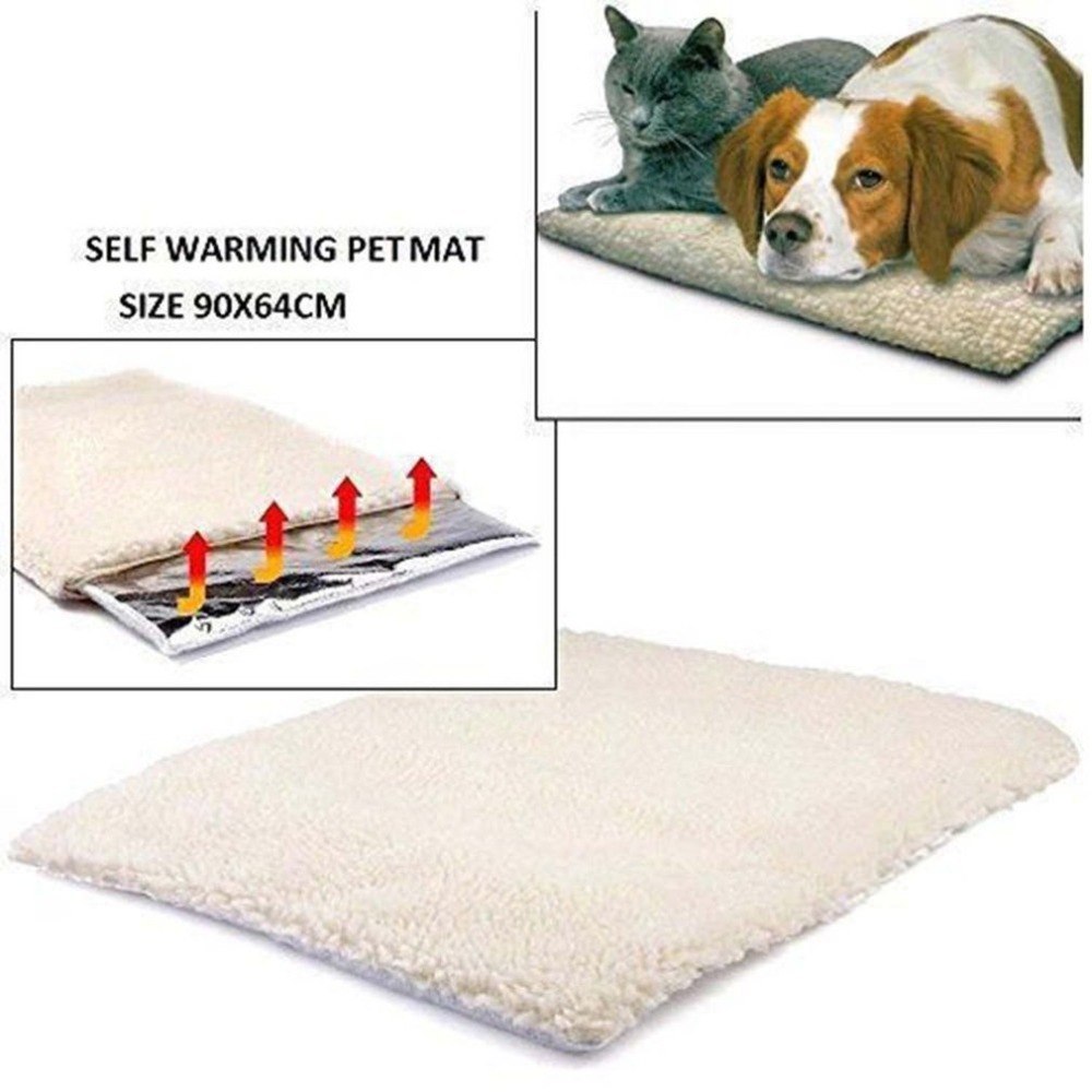 Manta autocalentable para perros y gatos, manta térmica lavable sin electricidad, manta súper suave para cachorros y gatitos 